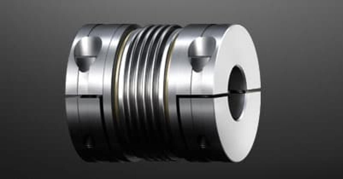 Metal bellowtype coupling with half shells dropout center design coupling KTR Systems